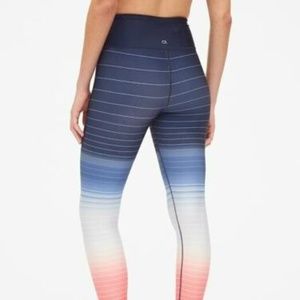 GAP Pants - GapFit High Rise Blackout Stripe 7/8 Leggings GAP Pants - GapFit High Rise Blackout Stripe 7/8 Leggings